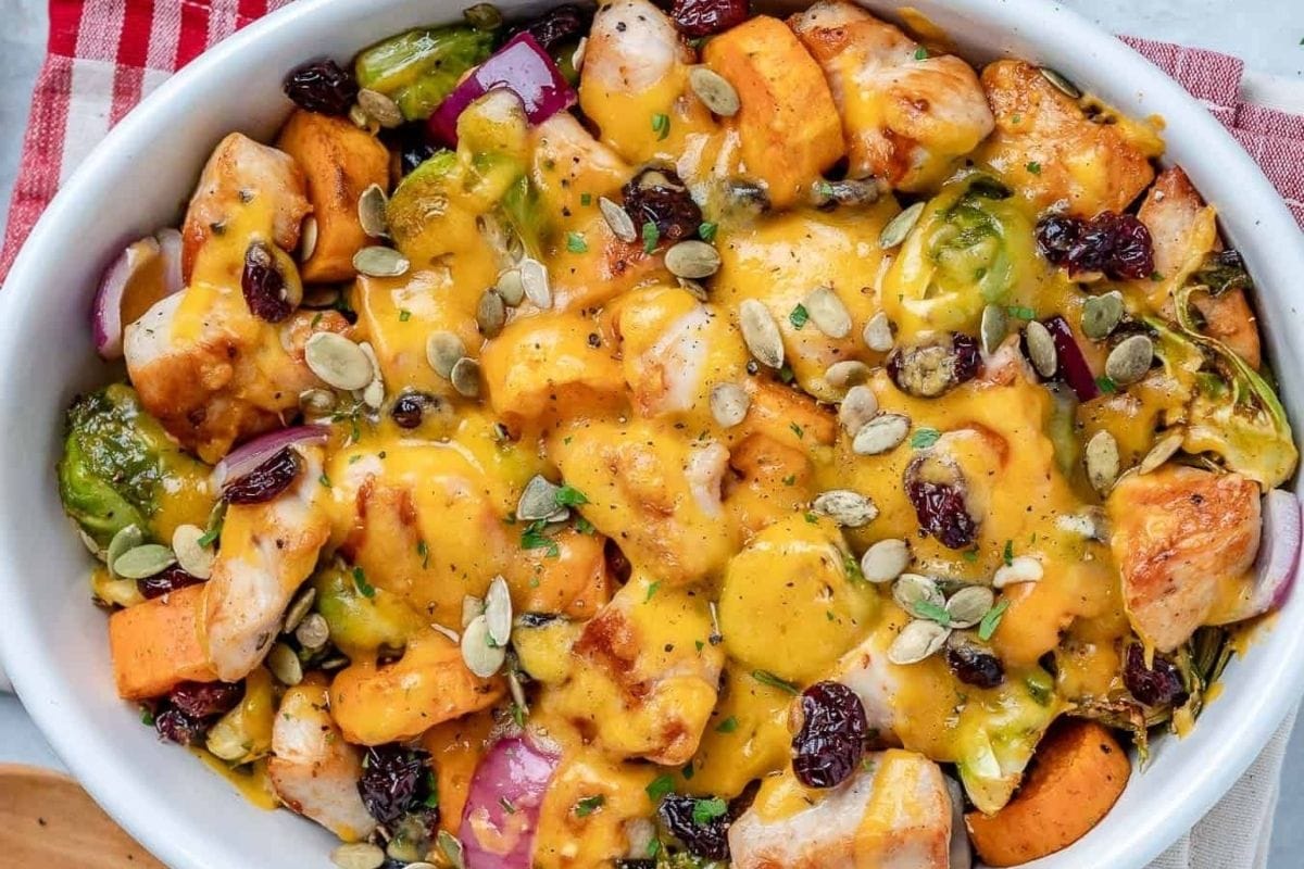 Easy Harvest Chicken Casserole.