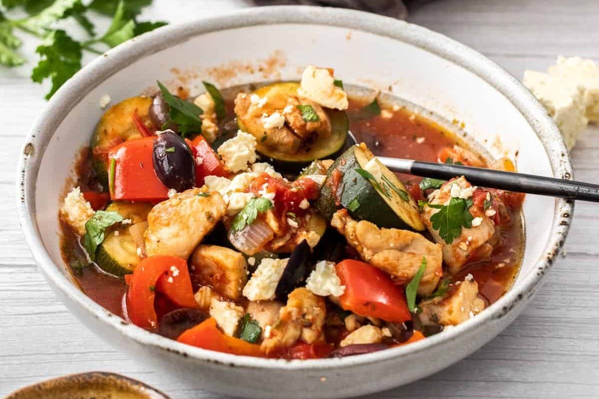 Mediterranean Chicken Casserole.